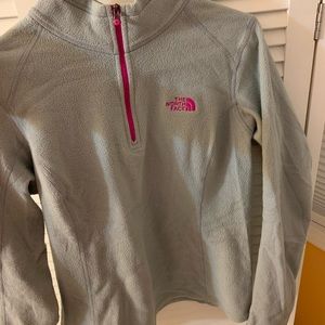 North face half zip sweatshirt